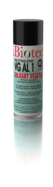 NEUTRALENE VG AL 1 LE PREMIER SOLVANT DÉGRAISSANT POUR INDUSTRIES  AGRO-ALIMENTAIRES CERTIFIÉ NSF K1