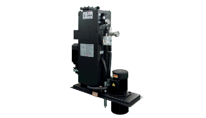 It uses a cyclone filter and is a high-pressure cutting oil supply unit. It can be installed without...