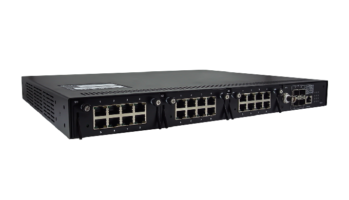 IEC61850-3 Certified Rack-Mount High-Availability Managed Modular Gigabit Switch - PTP Boundary Cloc...