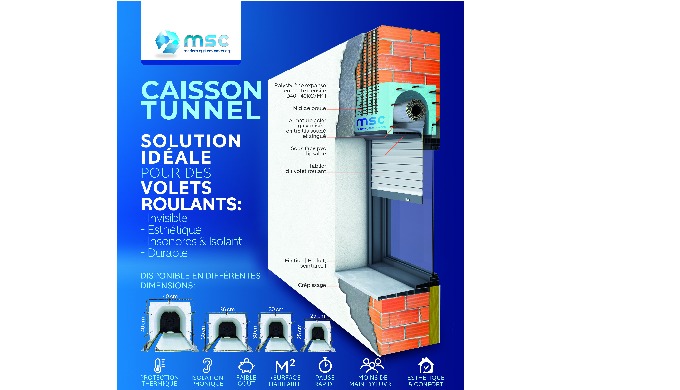 Solution idéale pour les volets roulants. Invisible, esthetique , insonnore.