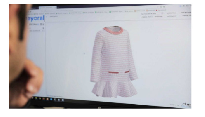 Diseño tridimensional que permite trabajar a los fabricantes en el proceso de pre-producción del mod...