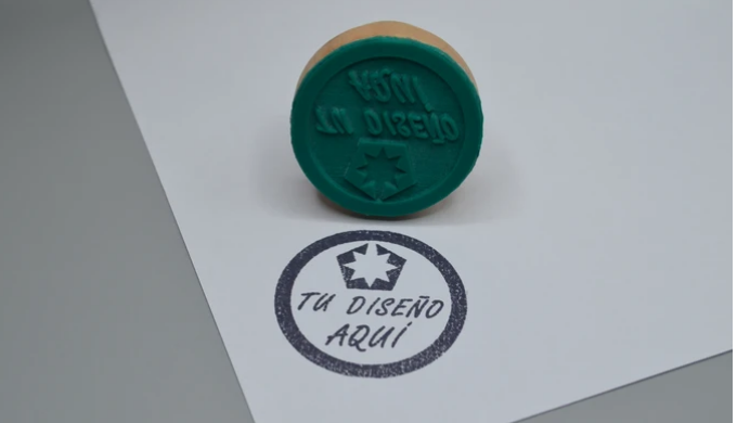 Goma de caucho ecológico personalizada para sellos de hasta 70x70mm (o área...