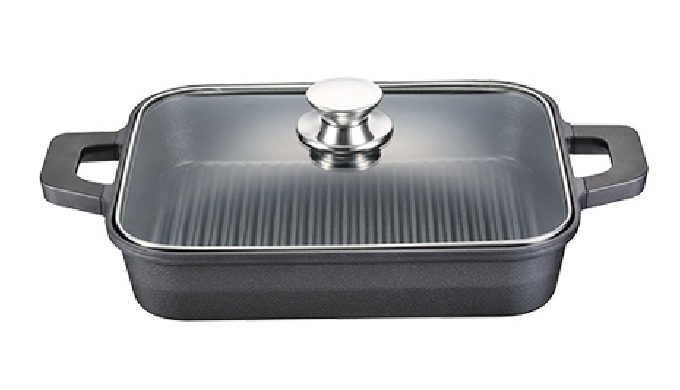The steam rod on the rim preserves the flavors and moisture of your ingredients, whilst the grill ke...