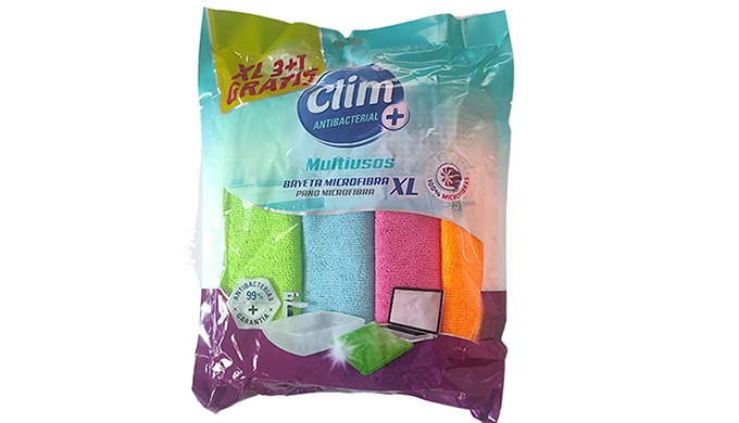 Bayetas de Clim Hogar Masterchef 100% microfibra para todo tipo de superficies y multiusos. Tienen u...