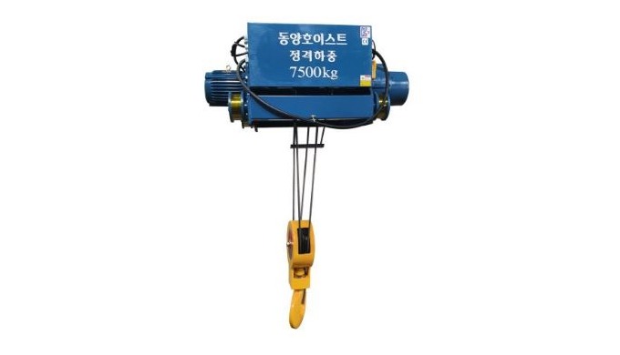 DY7.5-D The capacity over 5ton below 10ton, you can use 7.5 ton Hoist. 10ton is bigger than 5 ton an...