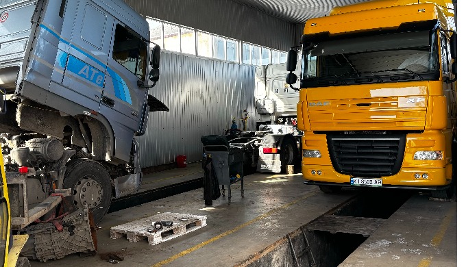 TIR СТО Van Trans Service виконуює ремонт різних вузлів і систем авто: ремонт ходової частини, гальм...
