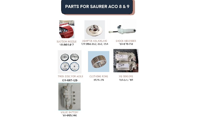 WE HAVE A WIDE RANGE OF PARTS FOR ALL THE TEXTILE OPEN END SPINNING MACHINES. PLEASE CONTACT US FOR ...