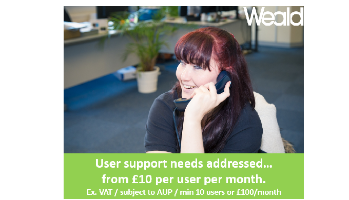 Our Helpdesk will help your staff with daily IT issues from just £10 per user per month. New starter...