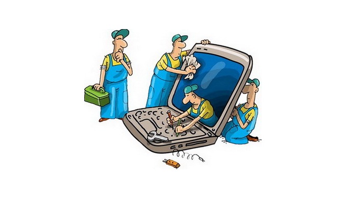 Обслуговування та настроювання ПК у Києві ремонт комп'ютера и ремонт ноутбука вдома та в офісі недор...