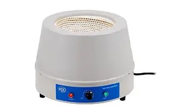 Manto calefactor para laboratorios.