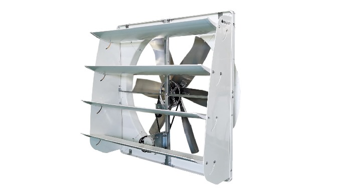 55" Cyclone Circulation Fan for Dairy Farm, Cattle Farm, Cow Farm, Horse Stable, Light Weight, Belt Driven