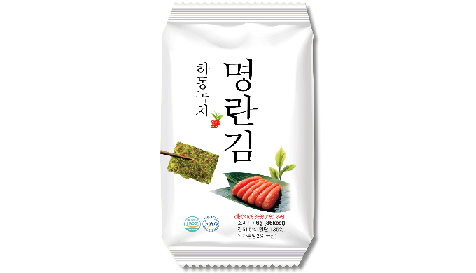 #product Description A unique flavor crafted with Hadong green tea and premium pollack roe, offering...