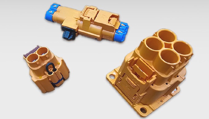 The electric vehicle connector is designed for secure and efficient electrical connections between t...