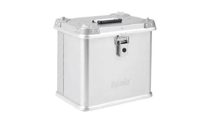 Contenedor profesional de aluminio 100%, apilables con cantoneras de aluminio, bisagras reforzadas y...