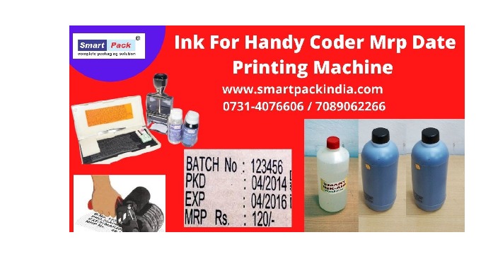 Ink For Handy Coder Mrp Date Printing Machine Call:- 0731-4076606 / 7089062266 Website :- www.smartp...