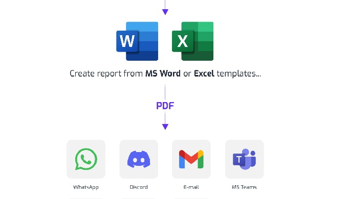 DataTalk Connect, Log & Report automatically generates periodic reports from user-designed MS Wo...