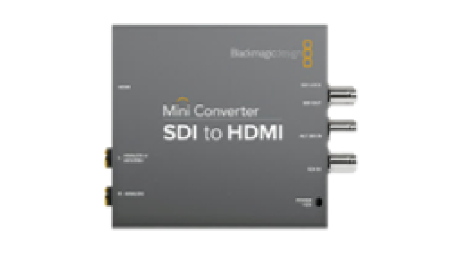 Conversor SDI-HD a HDMI con audio integrado hasta 1080P