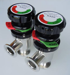 Vacuum valve to operate a standard feature, the Open or Close the gas, or flux can be controlled man...