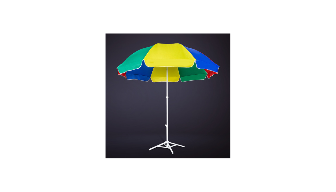 Protect your outdoor space with this 36″ Garden Umbrella, combining strength, style, and weather res...