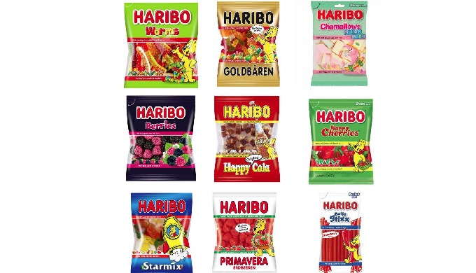 Prezentujemy szeroką gamę gumowatych cukierków Haribo, oferując tęczę smaków, kształtów i rozmiarów....