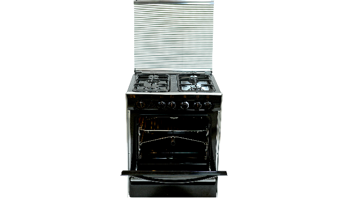 Cuisinière Inox, 04 feux Tout Gaz
