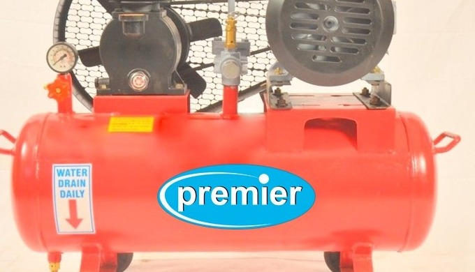 premier air compressor - 1hp - single phase - 70 litres tank capacity