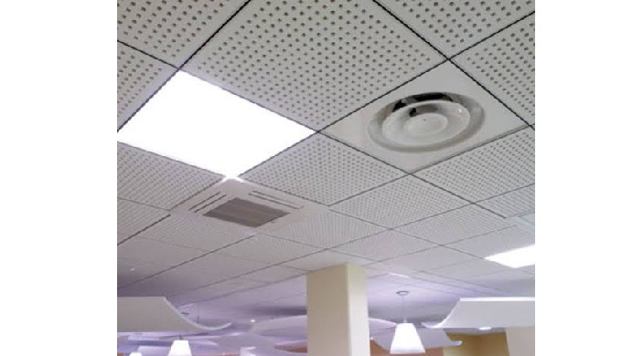 Fourniture et pose de faux plafond démontable pour industriel, administration, centre commerciaux et...