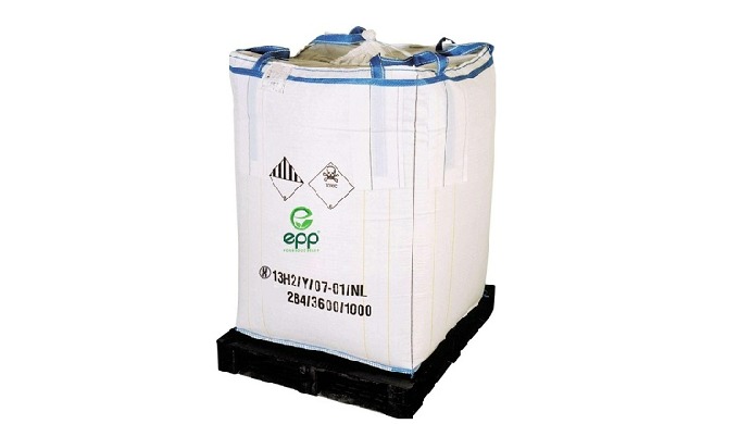 NAME: Tubular big bag with flat bottom and Open top MATERIAL: 100% virgin PP BODY SIZE: 90X90X120cm/...