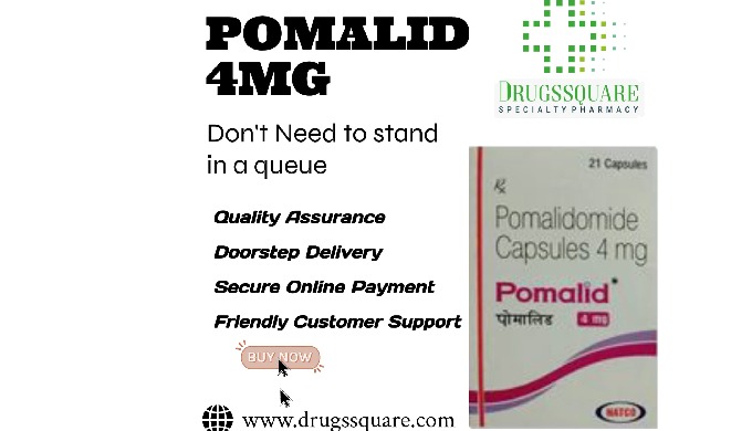 Pomalid 4mg Capsule is a chemotherapy medicine containing the active constituent Pomalidomide. It be...