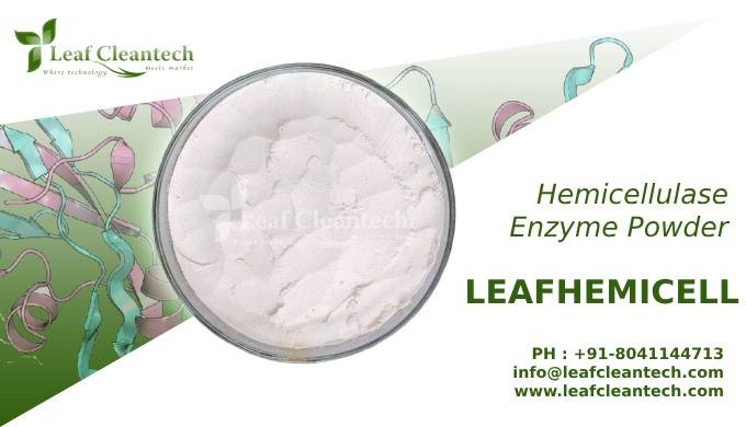 LEAFHEMICEL is a Hemicellulase enzyme produced from Trichoderma sp by controlled fermentation. It is...