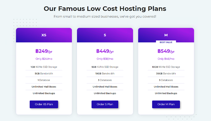 Due the high demand of hosting services that had to be hosted in Thailand itself. It was decided to ...