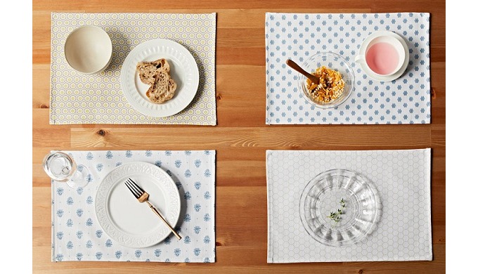 Korean Modern  Pattern Coated Place mat