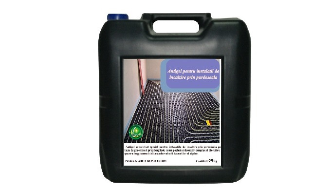 Antigel concentrat special pentru instalatiile de incalzire prin pardoseala, pe baza de glicerina si...
