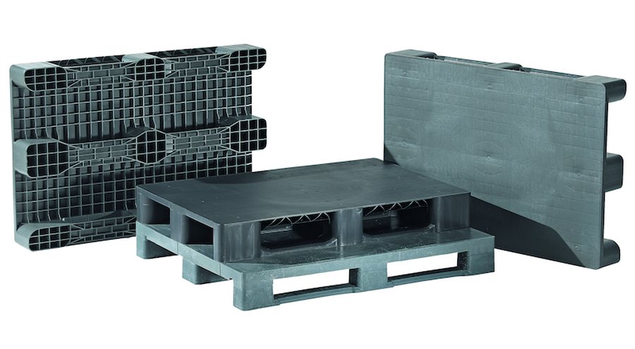 LxBxH 1200 x 800 x 150 mmAus hochwertigem Recycling-Polyethylen. Mit geschlossenem Oberdeck und geri...