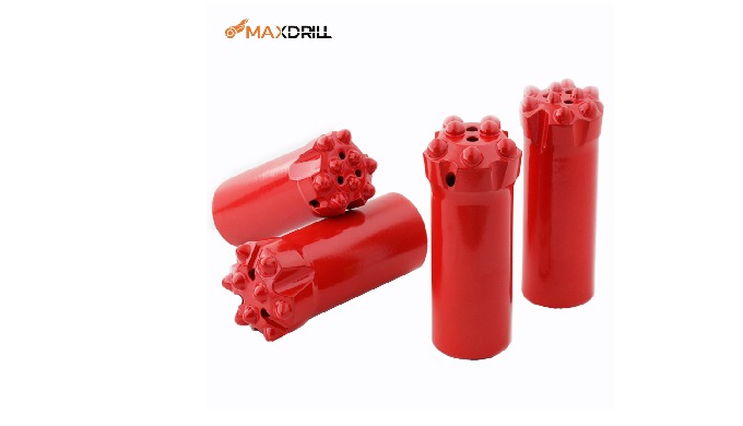 Item:R32 thread button bit Part No.3045R32F09 Diameter:45mm Tips:Semi-ballistic Buttons:9 buttons De...