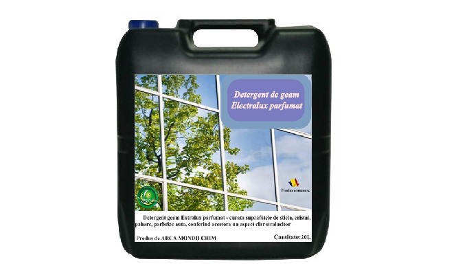 Produs recomandat pentru curatarea si degresarea suprafetelor de sticla, cristal, ferestre, vitrine,...