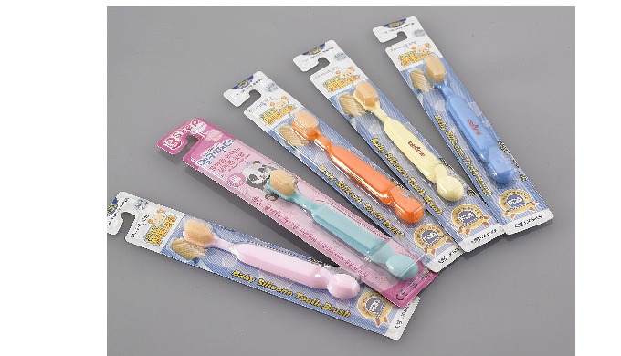 Silicon toothbrush for Baby&Kids - Ag nano silicone toothbrush    