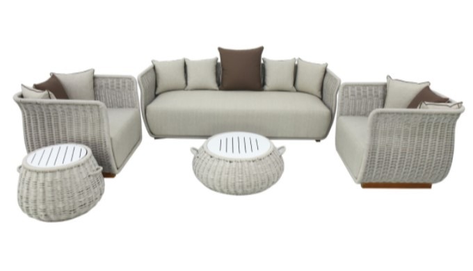 Our SF010 Outdoor Rope Weaving Sofa Set is every season's and outdoor space's must have. Not only do...