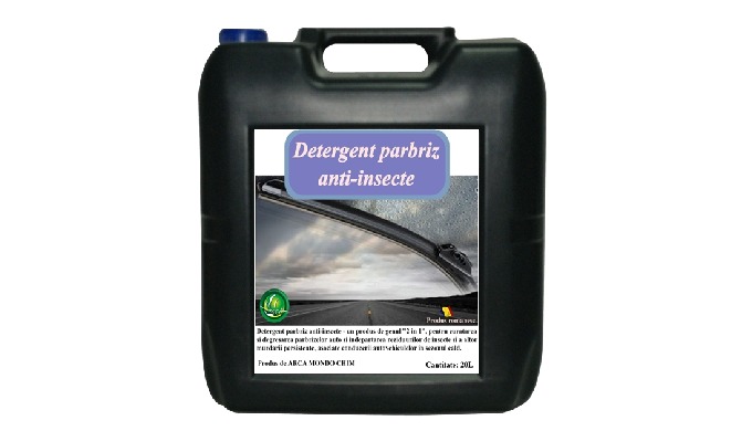 Produs de genul 2 in 1, pentru curatarea si degresarea parbrizelor auto si indepartarea reziduurilor...