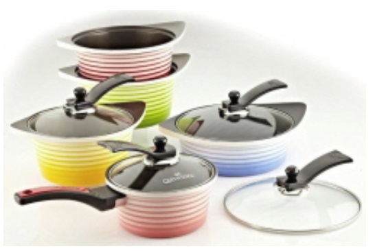 - MATERIAL : ALUMINUM DIE-CASTING BODY, BAKELITE HANDLE - COATING : BOTHSIDE CERAMIC COATING - Stron...