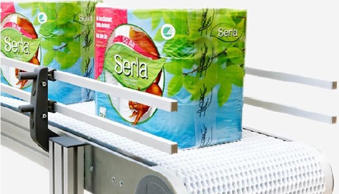 CINTA TRANSPORTADORA ANCHA DE BANDA MODULAR