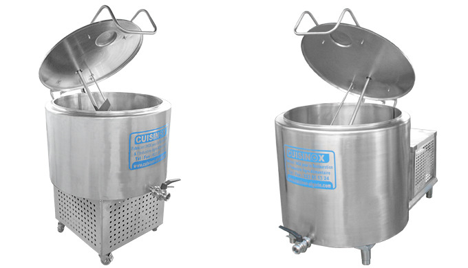 Description du produit Fabriquée entièrement en INOX alimentaire Doubles parois de type vertical Cap...