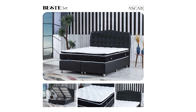 Upgrade your sleep with our luxurious king-size bed. Featuring a sturdy frame and comfortable foam m...