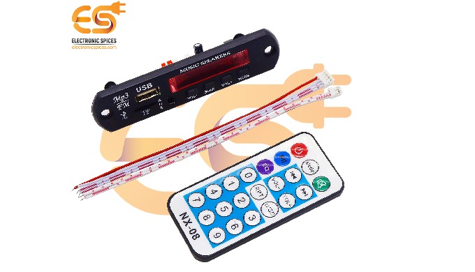 This is an all in one player and decoder module. This board consists of Bluetooth, FM radio, MP3 pla...