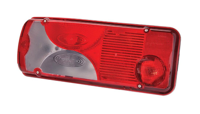 It's a complete license plate lamp for IVECO application (Stralis and Trakker) with different fuctio...