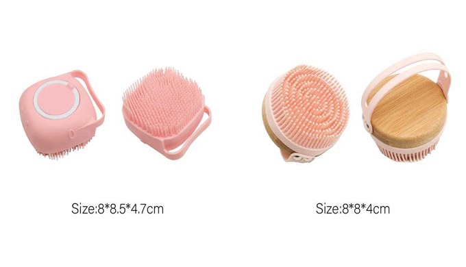 Soft silicone brush designed for scalp and body massage, helping to improve blood circulation. Avail...
