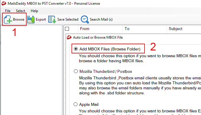 MailsDaddy MBOX to PST Converter tool is the most appropriate application software to load and migra...