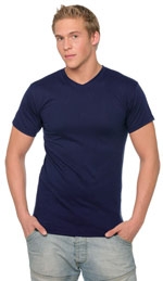 T-shirt Col V couleur Fruit of the Loom 61-066-0