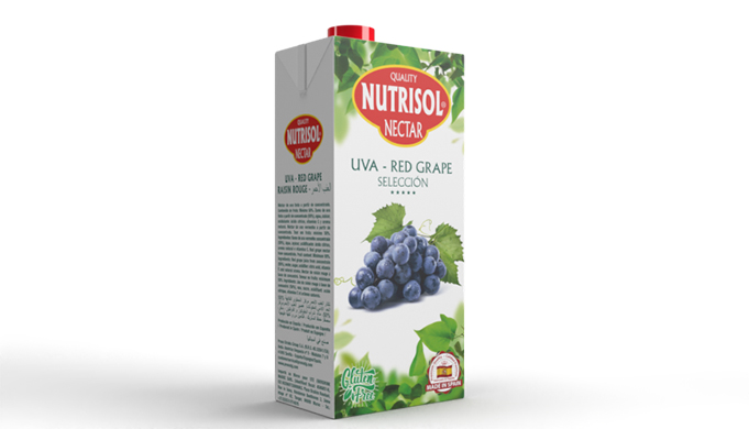 Nectar à base de concentré (50%). Brick 1L.