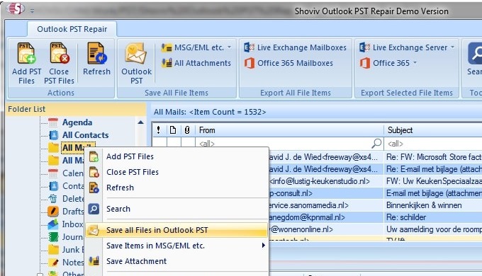 When an Outlook data file becomes inaccessible, it has been corrupted. Shoviv Outlook PST Repair Too...